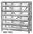 Quantum Clear-View Shelf Bin - Complete Steel Packages 1839-110CL