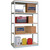 Hallowell 36 x 84 Rivetwell Single Rivet Shelving Units with 5 Shelves - Starter Hallowell 36 x 84 Rivetwell Single Rivet Shelving Units with 5 Shelves - Starter