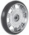 R3 Aluminum Center Moldon Rubber Wheel, #108561