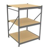Tennsco Bulk Storage Racks - 48 inch Deep - Particleboard Decking