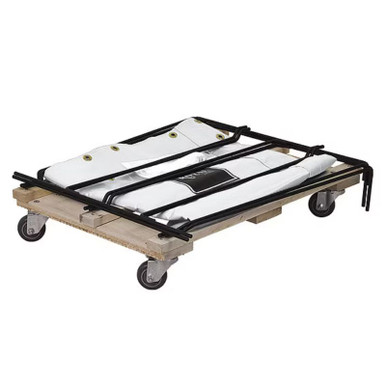 Royal Canvas Knock-Down Basket Trucks Wood Base