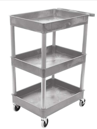 MetroMax Q 2-Shelf and 3-Shelf Industrial Plastic Shelving Utility Carts -  Metro