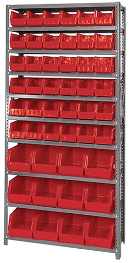 Using Wire Shelving vs Louvered Panels to Organize Storage Bins