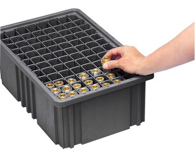 Bayhead Products - 6 Compartment Black Small Parts Assembly Tray