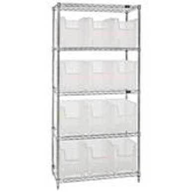 Using Wire Shelving vs Louvered Panels to Organize Storage Bins