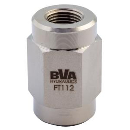 BVA FT112 - FITTING COUPLING REDUCING 1/2"-14 NPTF X 3/8"-18 NPTF 1