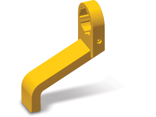 BUS04, Back-Up Spanner, 2 3/16 - 2 3/8 in Hexagon Size Range