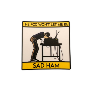 Sad ham sticker Sad ham sticker