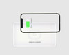 The Clean Phone MDBPROWH "Pro" Advanced UV Sanitizer and Wireless Charging System, White