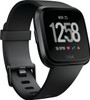 Fitbit FBR504GMBK-RB Versa Smart Watch, Black/Black Aluminium, One Size (S & L Bands Included) - Certified Refurbished