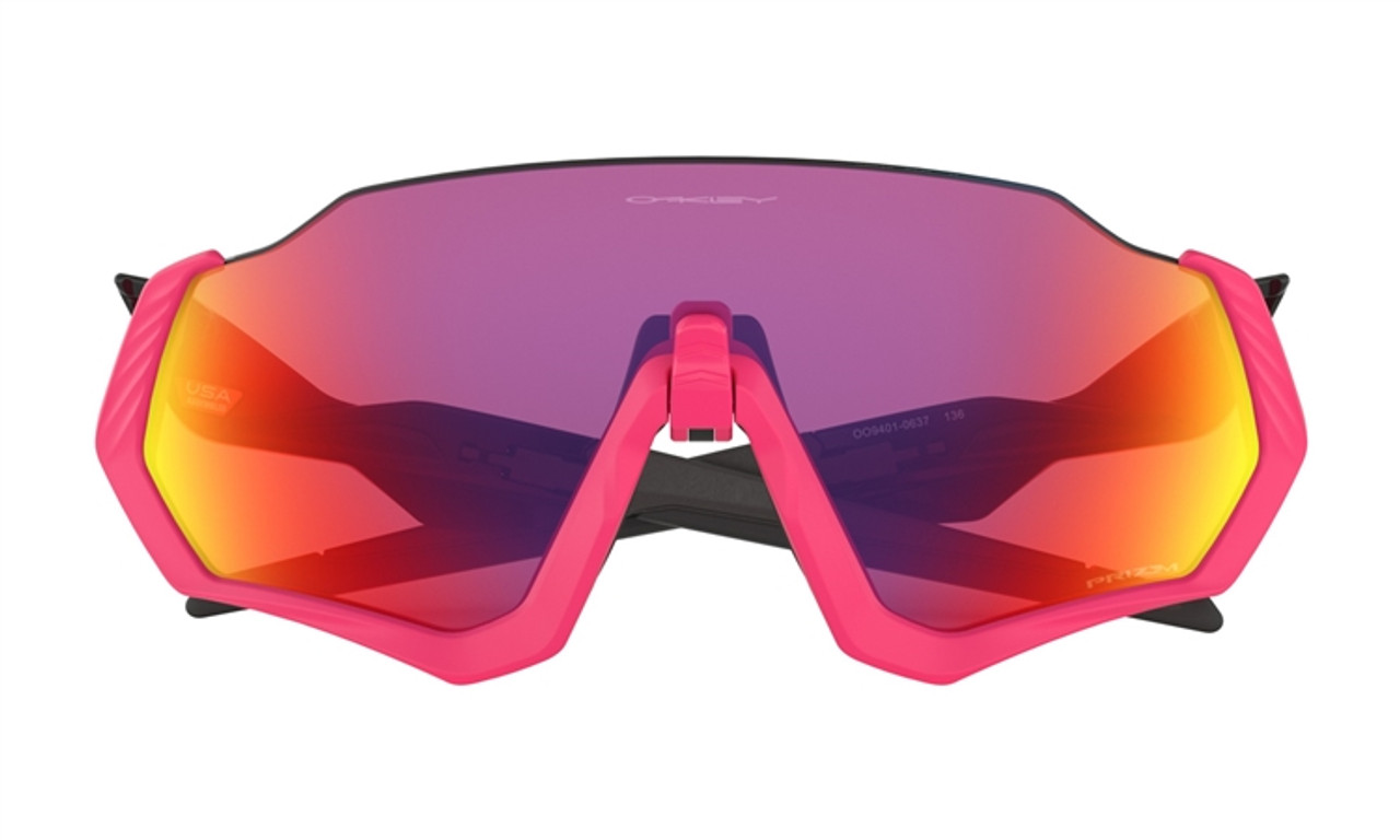 Oakley OO9401-0637 Flight Jacket Neon Pink and Lens - Fit - Deal Parade