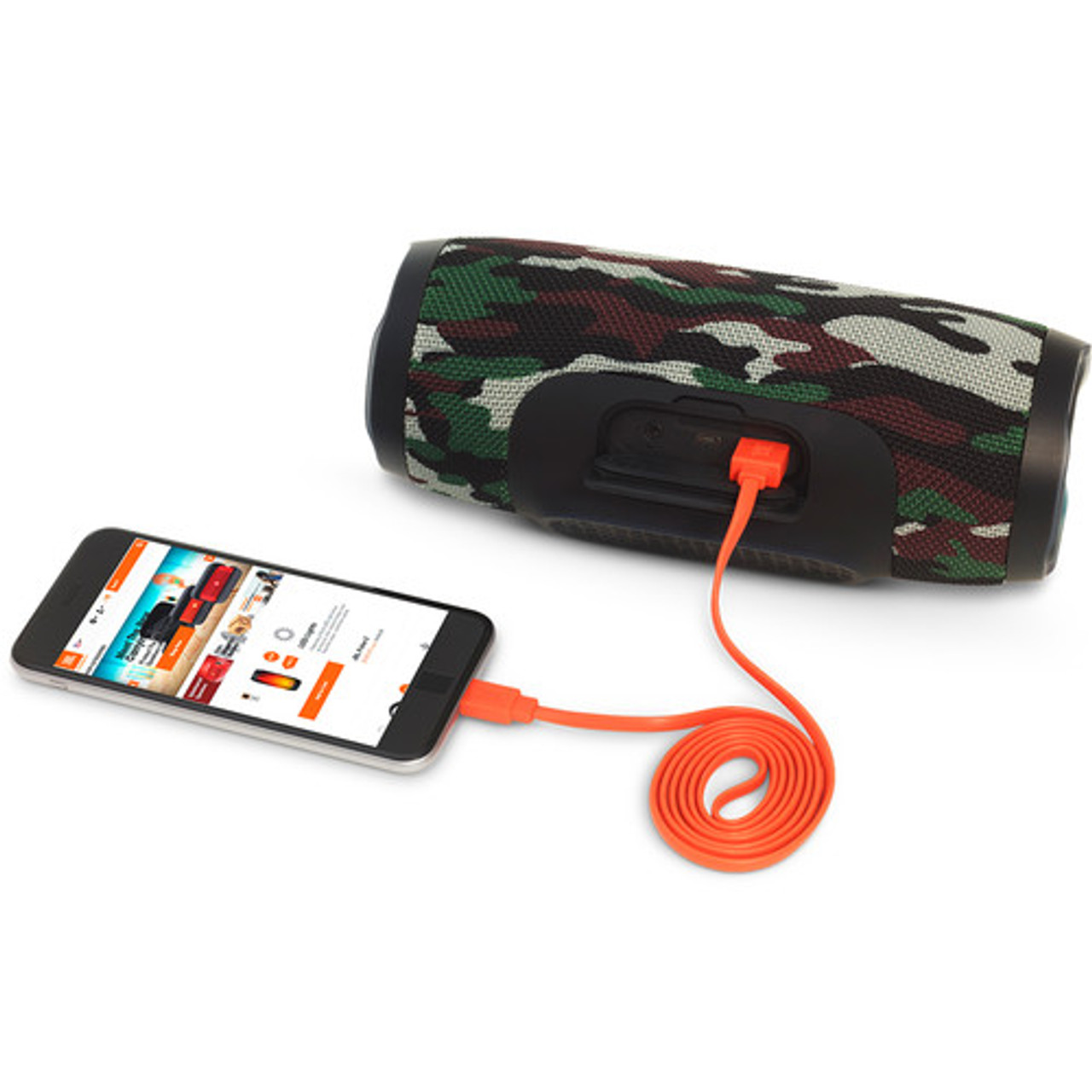 JBL JBLCHARG3SQUADAM-Z Charge 3 Portable Speaker- Waterproof in Camouflage  - Certified Refurbished