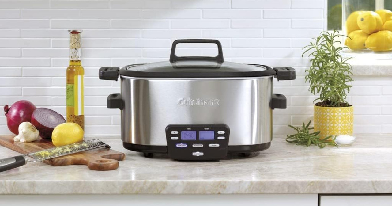 Restored Cuisinart 3-In-1 Cook Central Multi-Cooker, Slow Cooker