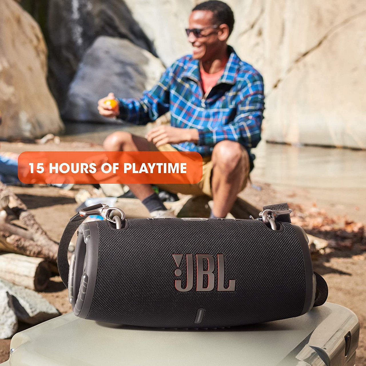 JBL JBLXTREME3BLKAM-Z Xtreme 3 Portable Waterproof Speaker Black -  Certified Refurbished
