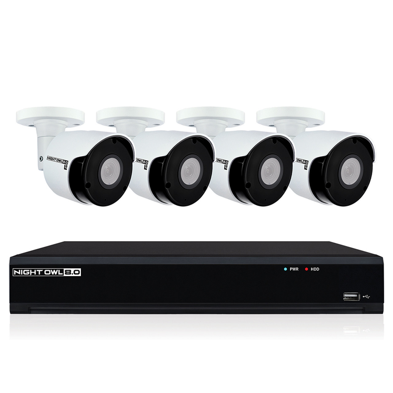 night owl 4k hd wired security system