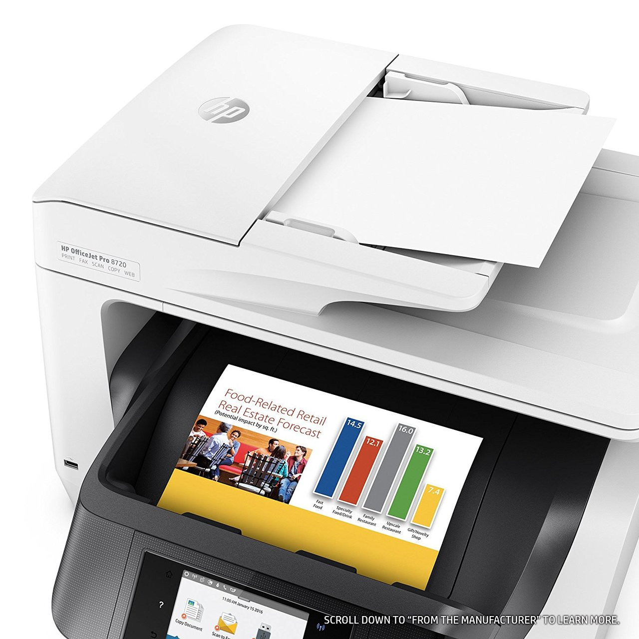 Printer, HP OfficeJet Pro 8720 - NEW LOWER STARTING PRICE! - G2327101