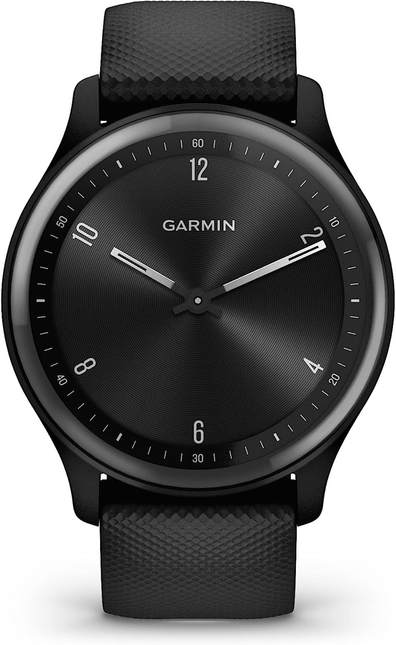 Garmin G010-N2566-00 Vivomove Sport Smartwatch, Black - Certified