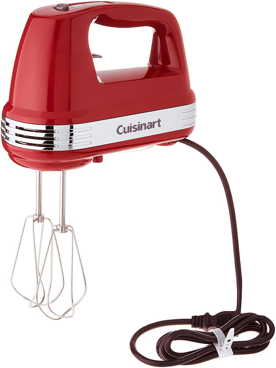 Cuisinart Power Advantage 5-Speed White Hand Mixer with Recipe
