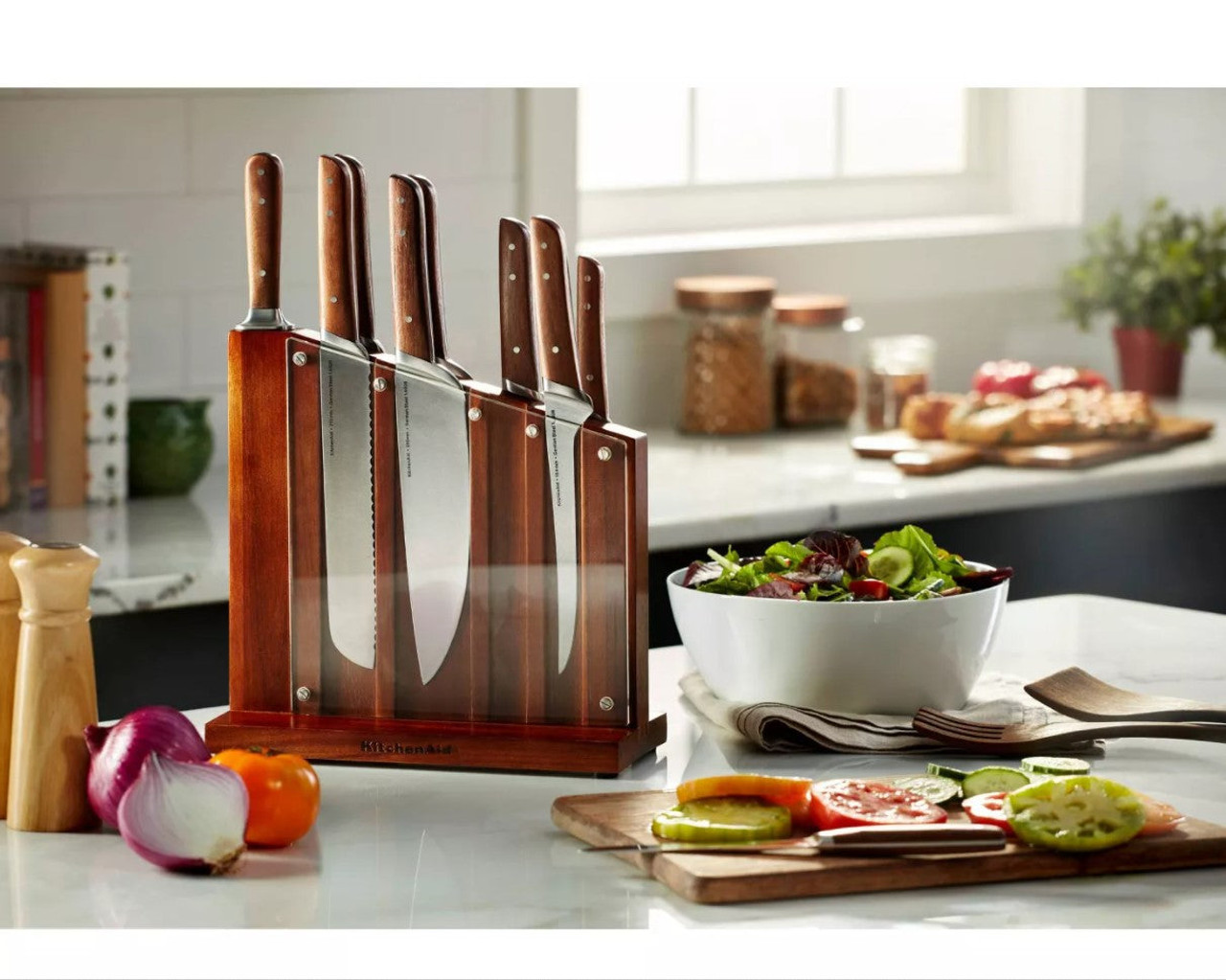 Chrissy Teigen Knife Set, 8 Piece Knife Set, Knife Block