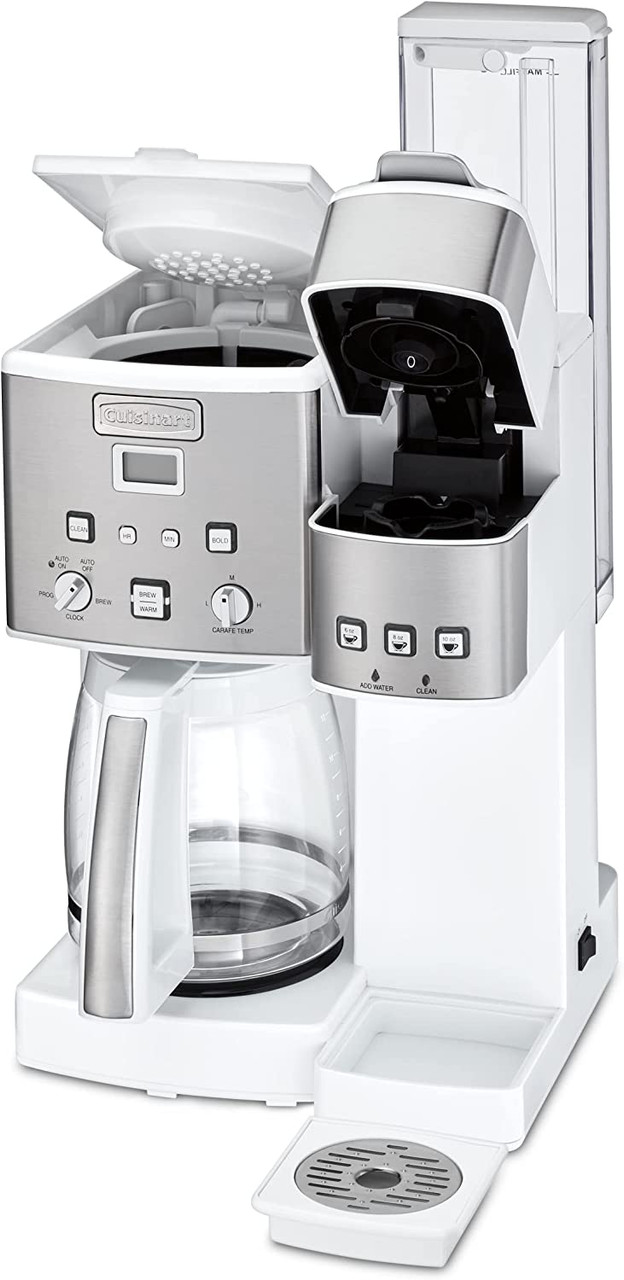 Cuisinart SS-15WFR 12 Cup K-Cup/Carafe Coffeemaker White - Certified  Refurbished