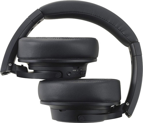 Audio-Technica ATH-SR50BT Bluetooth Wireless Over-Ear Headphones, Black (ATH-SR50BTBK) Certified Refurbished