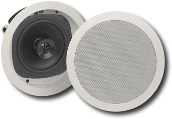 Klipsch Khc 6 In Ceiling Speakers 9 5 Diameter White Pair