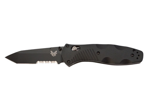 Benchmade Barrage, Black Tanto Blade Serrated, Assisted Open, 583SBK