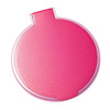 Custom Imprinted Round Compact Mirror - Pink
