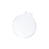 Custom Imprinted Round Compact Mirror - White