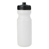 Black - Custom Printed Sports Water Bottles - 24 oz