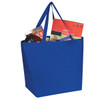 Royal Blue - Reusable Grocery Tote Bag Blank Propped