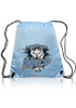 Promotional Drawstring Backpacks - Classic Polyester - Carolina Blue