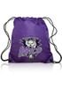 Promotional Drawstring Backpacks - Classic Polyester - Purple