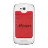 Custom Printed Cell Phone Credit Card Holder with RFID PROtect - Red