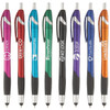 Logo Ballpoint Pens - Stratus Stylus with Grip