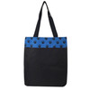 Custom Printed Paw Print Tote Bag - Large - Blue