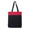 Custom Printed Paw Print Tote Bag - Large - Red