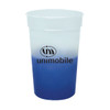 Promotional Cold Liquid Color Change Mood 17oz Stadium Cups - Frost to Blue