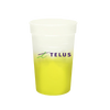 Promotional Cold Liquid Color Change Mood 12oz Stadium Cups - Frosted to Yellow Promotional Cold Liquid Color Change Mood 12oz Stadium Cups - Frosted to Yellow