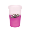 Promotional Cold Liquid Color Change Mood 12oz Stadium Cups - Frosted to Pink Promotional Cold Liquid Color Change Mood 12oz Stadium Cups - Frosted to Pink