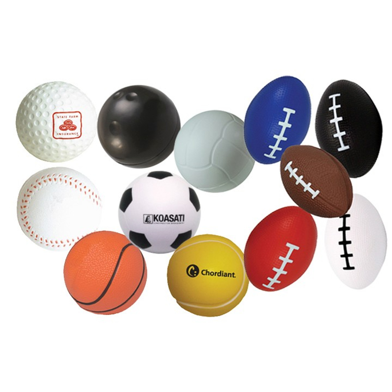 Promotional Solid Color Ball Stress Reliever