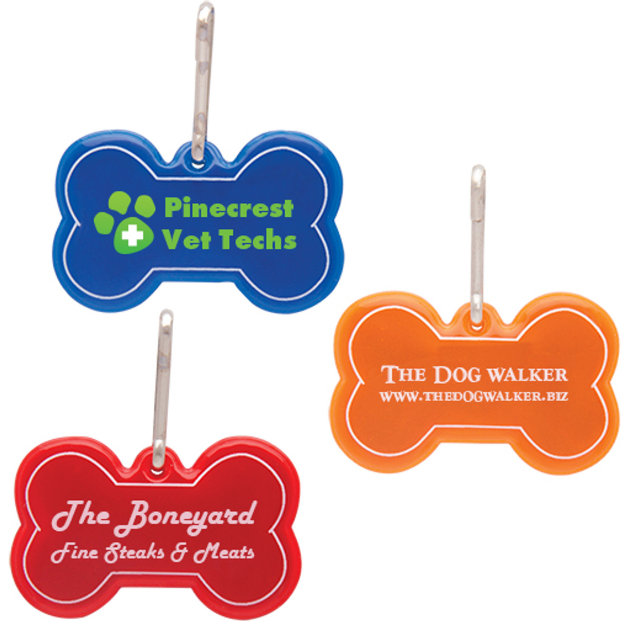 dog bone collar tag