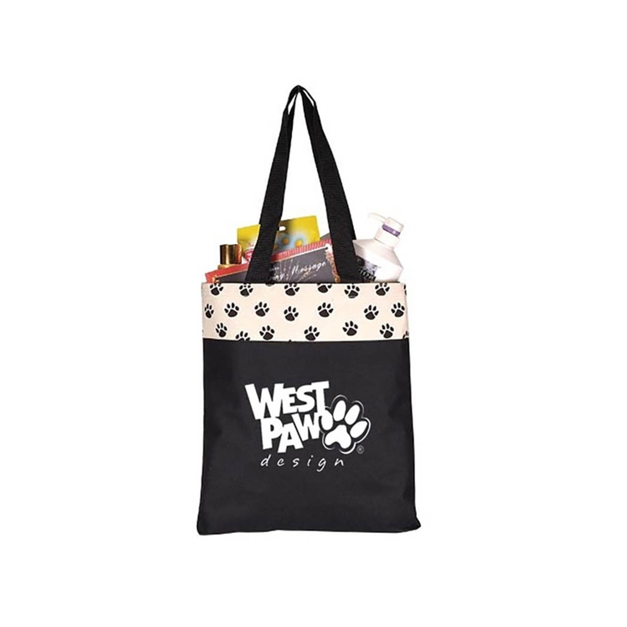 paw print tote bags