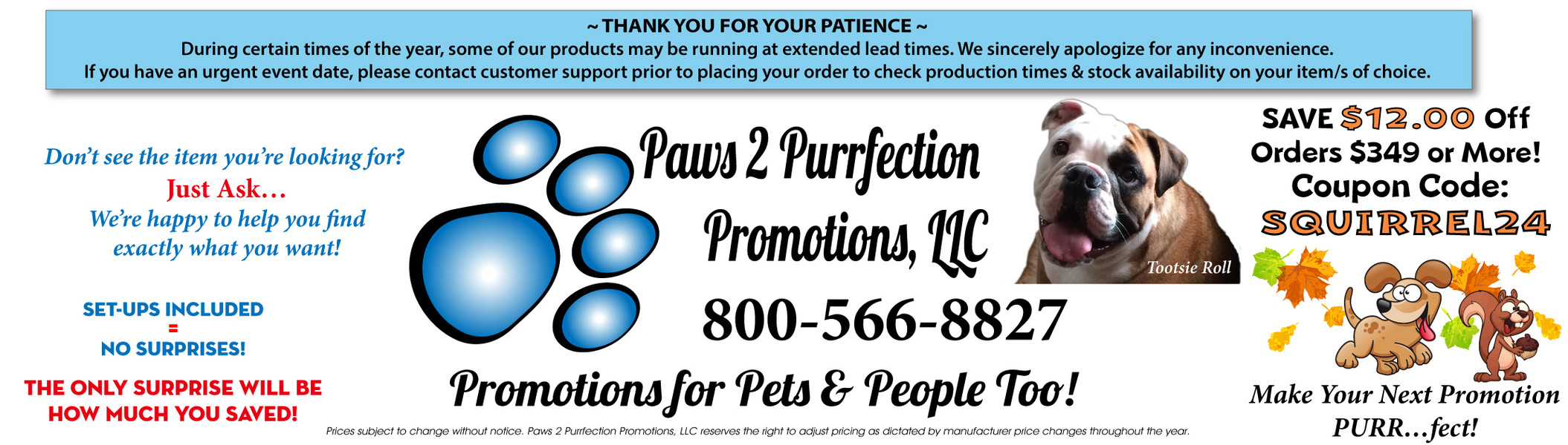 Paws 2 Purrfection Promotions, LLC