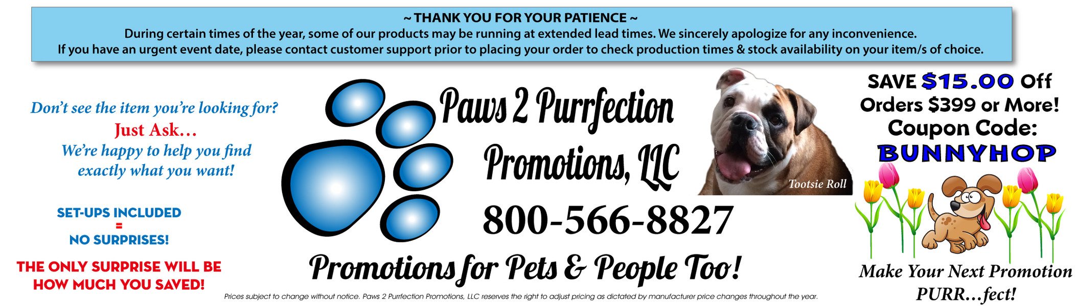 Paws 2 Purrfection Promotions, LLC