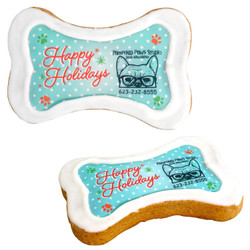 Full Color Logo Dog Cookies Full Color Logo Dog Cookies
