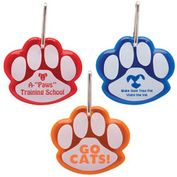 Paw Shaped Promotional Reflective Dog Collar Tags Paw Shaped Promotional Reflective Dog Collar Tags