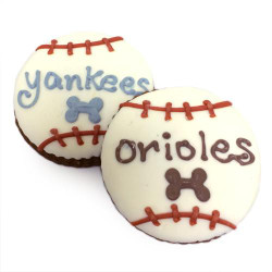 Baseball Dog Treats, Customized Baseball Dog Treats, Customized
