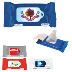 Promotional Pet Paw Wipes Soft Packs with Full Color Custom Label Promotional Pet Paw Wipes Soft Packs with Full Color Custom Label