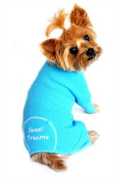 Sweet Dreams Thermal Pajamas - Blue